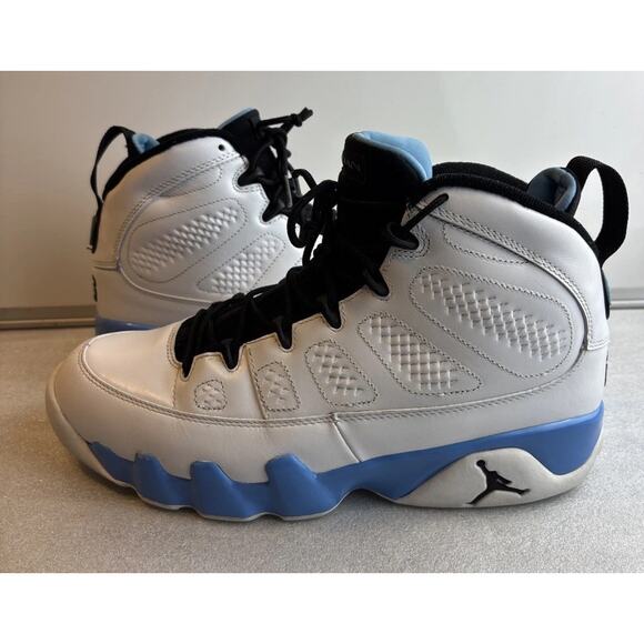 Nike Jordan 9 Retro Men\'s Sneakers Powder Blue/White, Size 9.5 main image 14
